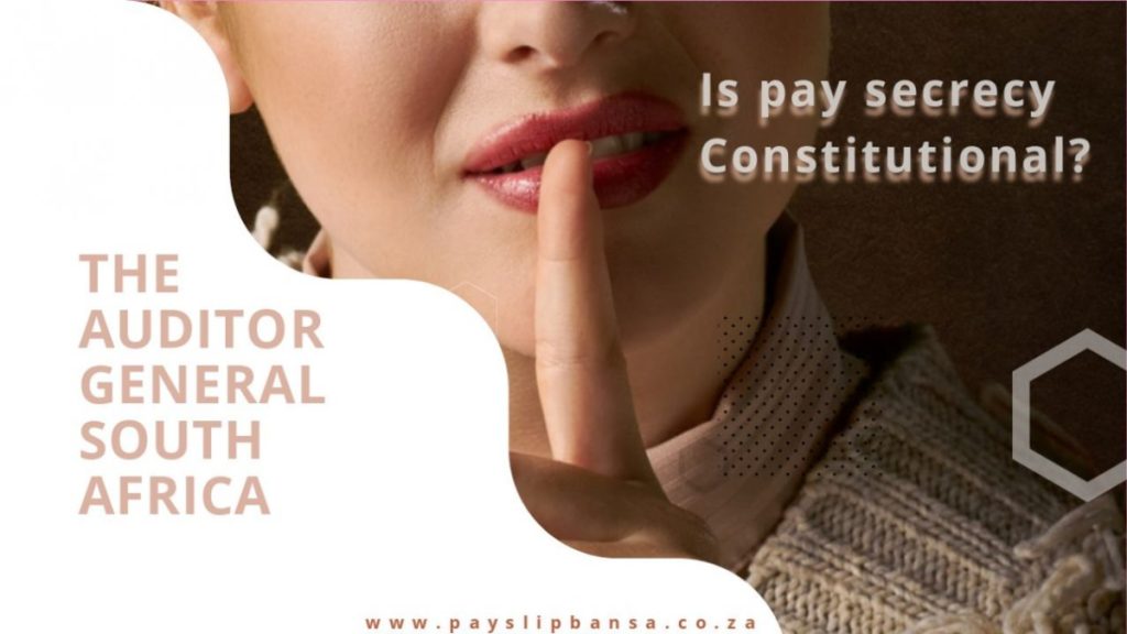 auditor general adopts pay secrecy