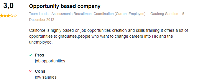 Callforce direct jobs