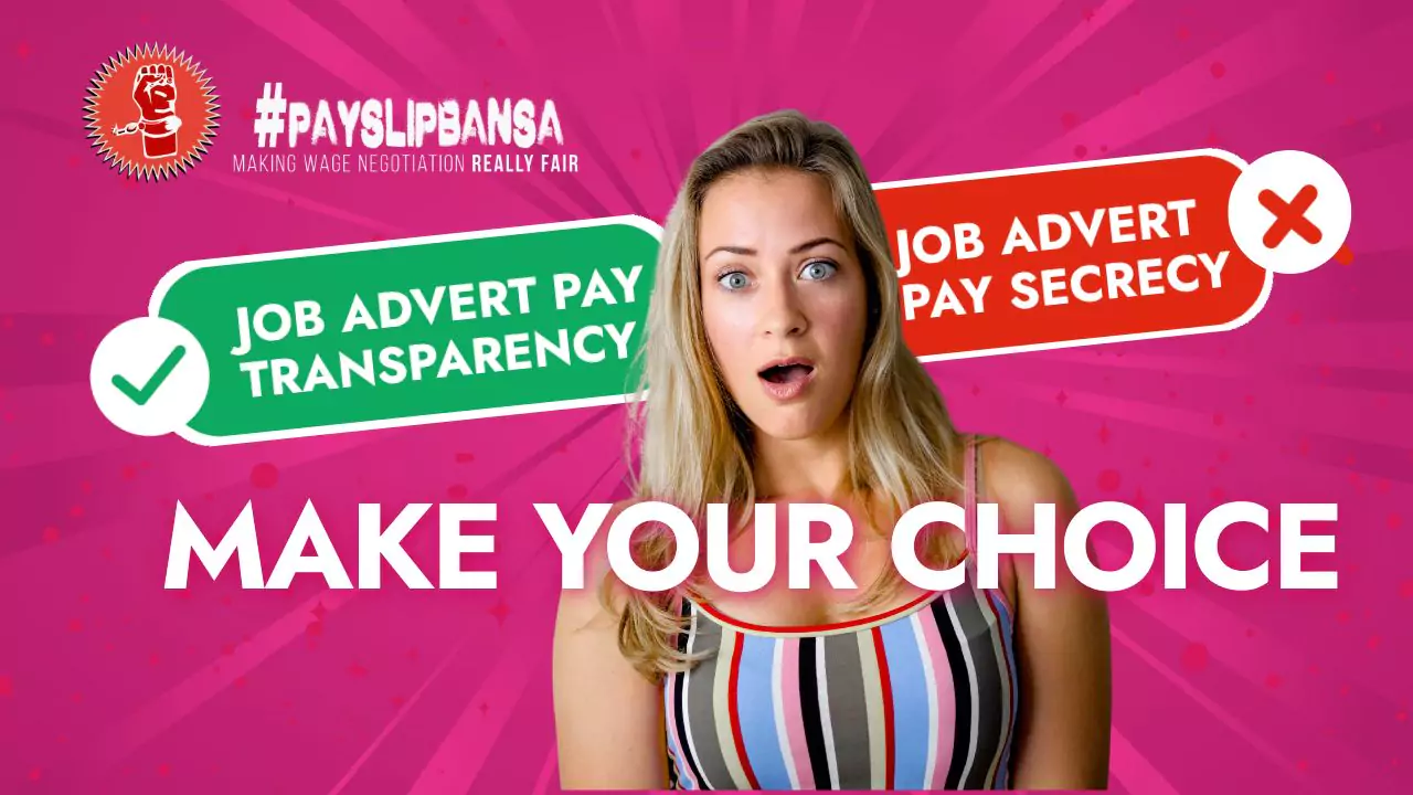 job advert pay secrecy is unlawful