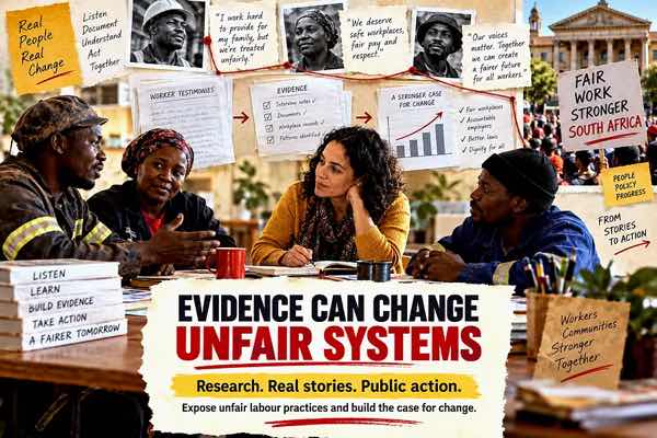 Evidence and advocacy campaign challenging unfair labour practices in South Africa