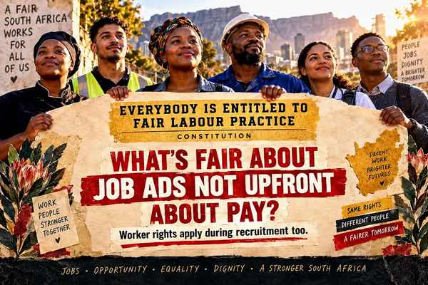 South African labour rights campaign for fair recruitment and pay transparency